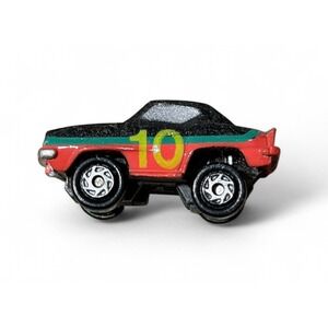Vintage Micro Machines Galoob #10 Rally Car Red Black Toy 1980s 1990s